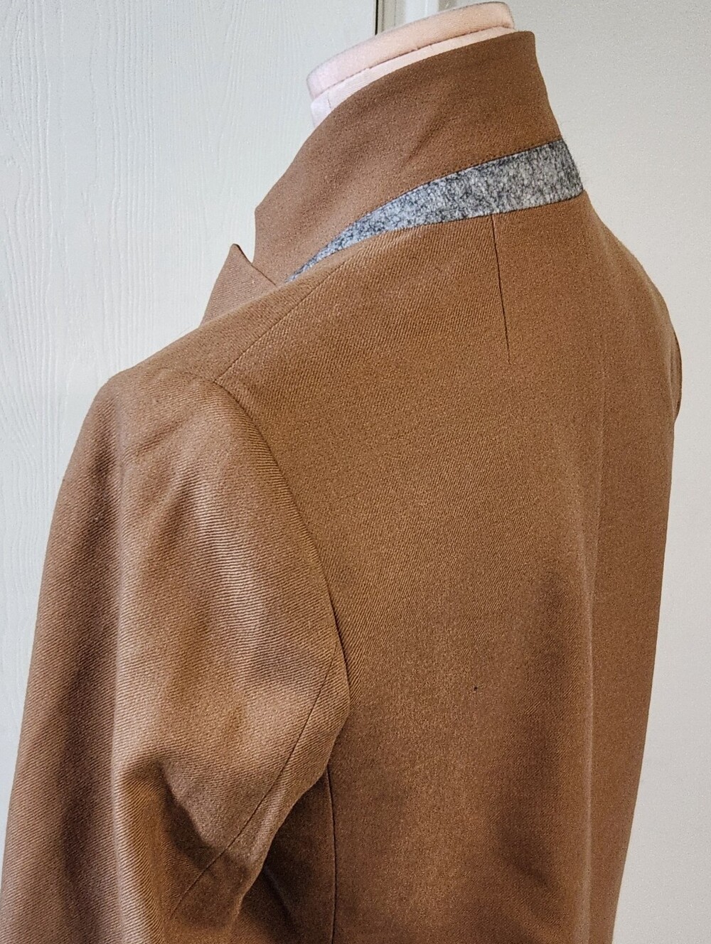 J.Crew Regent Blazer Womens Camel Brown Wool Stand Collar - Picture 7 of 16